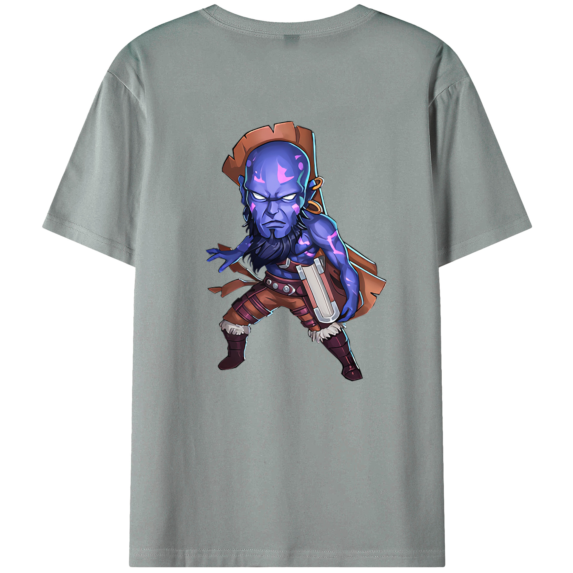 （画像用） リーグ・オブ・レジェンド League of Legends LOL 綿100％ メンズ半袖Tシャツ（バックプリント） 通気性